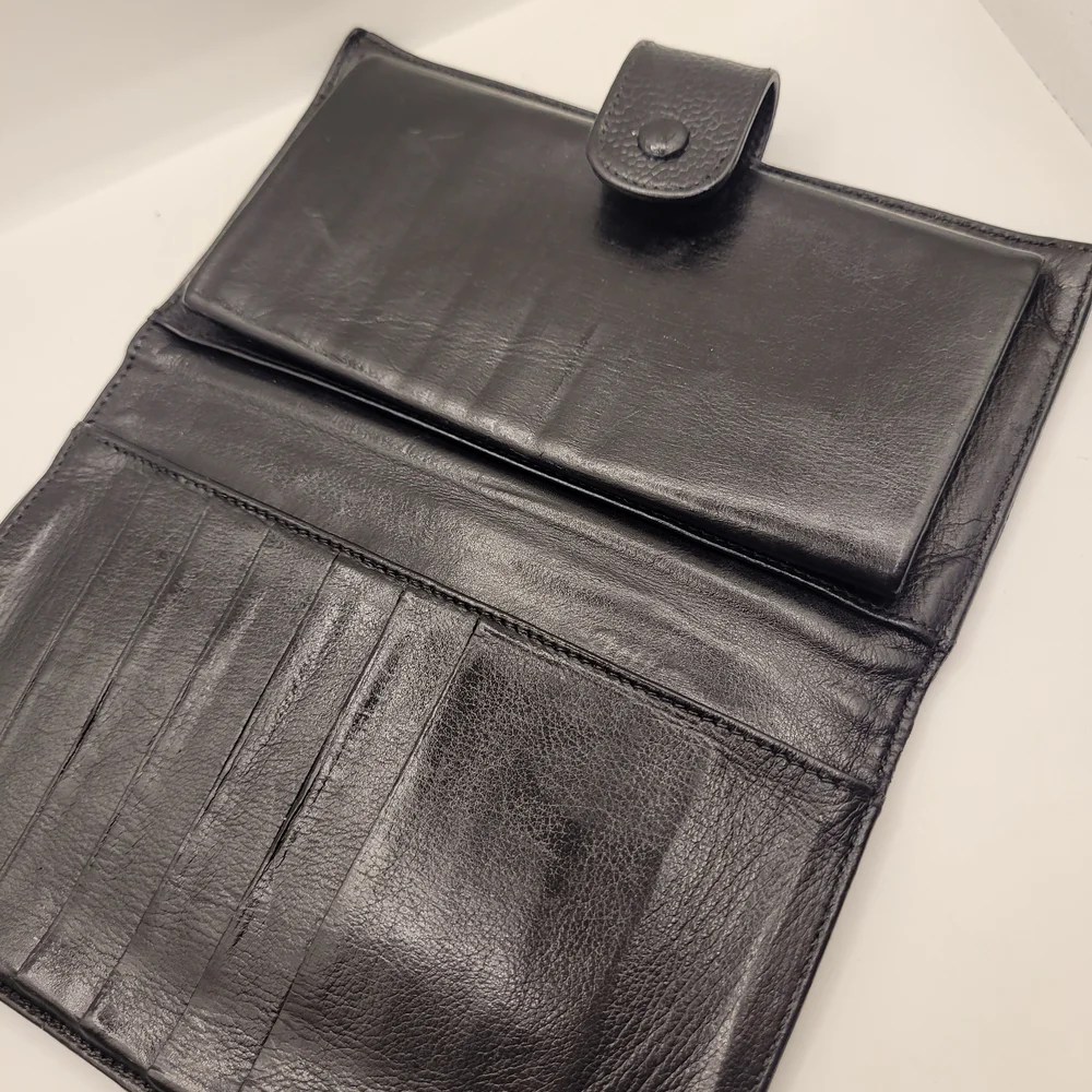 Chanel Caviar Circa 1997 CC Logo Wallet